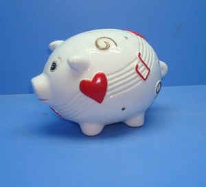 Salvadanaio Musicale in Ceramica/Scatola Portamonete Jumbo - Product Image 5