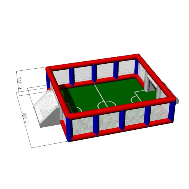 Jabón inflable de campo de fútbol para adultos, IP-06 de billar humano Popular de 15x10x3,1 m