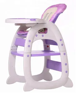 Chaise haute en plastique pour bébé, idéale pour manger et manger, HZ9505