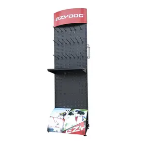 Product Hanging Board Retail Displays Portable Display Racks Most Selling Boutique Shop Used Metal Floor Standing Display Unit