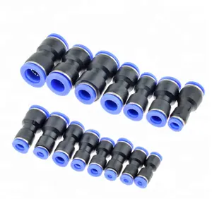 PG12-6, 12mm to 6mm straight air connector Pneumatic fitting ,plastic pipe fitting push in quick joint