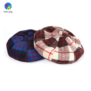 Nuevo encargo de moda tapa octogonal sombrero de la boina de lana - Product Image 1