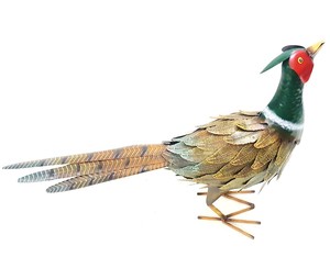 Fagiano garden decor metallo artificiale Uccelli Selvatici - Product Image 4
