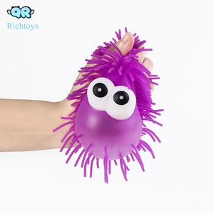2 x 부풀어 오른 눈 스트레스 호흡기 공 놀이 감각 장난감 Squidgy 짜기 공 - Product Image 3