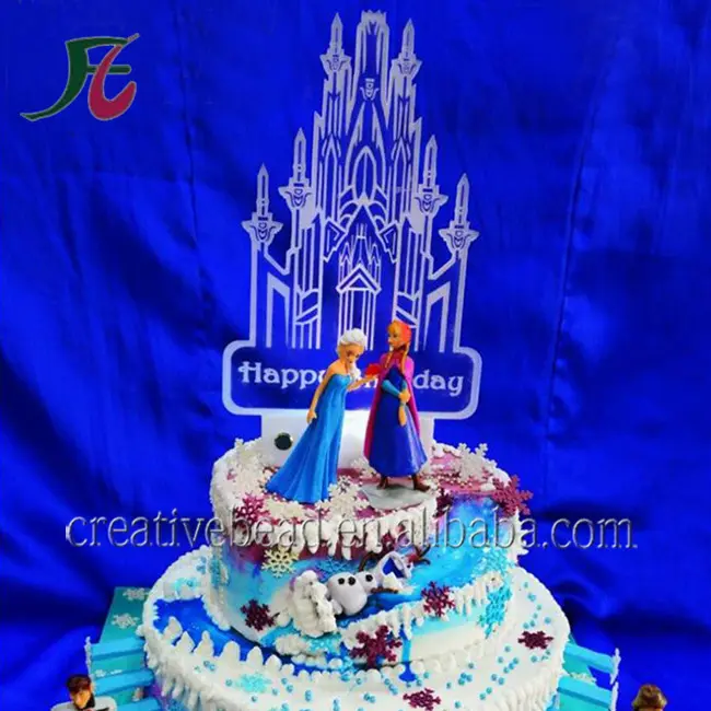 Customize Design for Own Style With Laser cutting Acrylic Cake Topper & Lighted Cake Toppers For Wedding