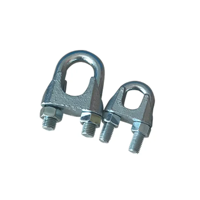 Wire Rope Clip Factory Sale Malleable Steel Galvanized DIN 741 Wire Rope Clip Cable Clamp
