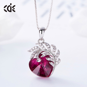 Delle donne Gemma E Dei Monili Pendent <span class=keywords><strong>Rubino</strong></span> <span class=keywords><strong>Collana</strong></span> di Pietra - Product Image 2