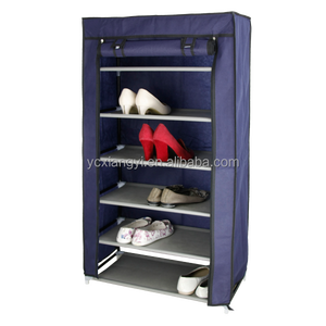 Economia domestica Portatile Scarpiera Organizzatore Immagazzinamento In L'armadietto 6 Tier shoe rack <span class=keywords><strong>con</strong></span> coperchio - Product Image 2