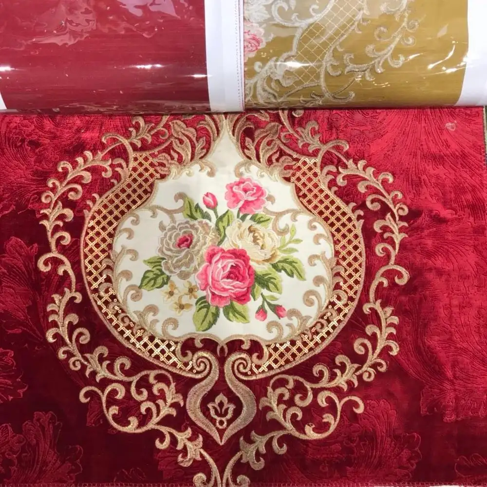 Tissu velours turc, nouvelle collection, étoffe marocaine