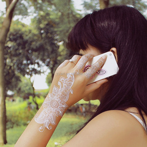 Henna blanco <span class=keywords><strong>tatuajes</strong></span> temporales <span class=keywords><strong>tatuajes</strong></span>, transferencia de agua <span class=keywords><strong>tatuajes</strong></span> blancos - Product Image 3