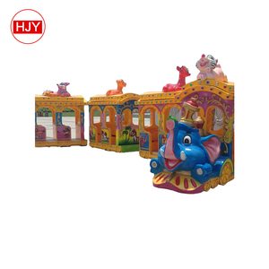 Superbe train électrique pour enfants avec piste de 8 m, capacité de 6 personnes, couleurs personnalisables - Product Image 4