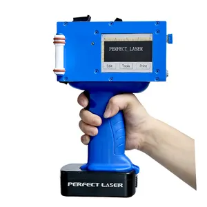 Perfekte Laser Günstige Hand kleine Mini tragbare Jet Label Logo Metall Holz Lebensmittel Tinten strahl drucker Druckmaschine Zum Verkauf