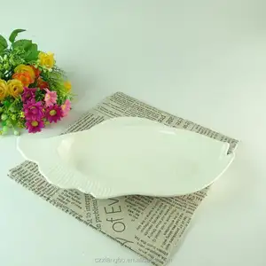餐厅陶器盘子盘子鱼设计瓷器餐盘鱼形状