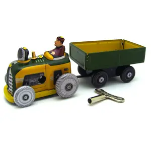 Специальная декоративная винтажная модель трактора, игрушки для коллекции, винтажные жестяные игрушки