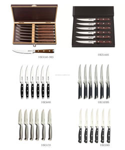 6 Cái Cao Cấp Pháp Phong Cách Laguile Bếp Steak <span class=keywords><strong>Knife</strong></span> Set Với Gỗ Xử Lý Tre <span class=keywords><strong>Knife</strong></span> <span class=keywords><strong>Block</strong></span> - Product Image 4