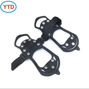<span class=keywords><strong>Crampons</strong></span> d'hiver unisexes Endotine pour glace et neige avec 10 pointes antidérapantes, tongs pour chaussures, semelles en caoutchouc - Product Image 4