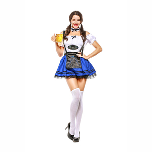 Costume de serveuse de bière sexy allemande pour adultes, fête de carnaval <span class=keywords><strong>pas</strong></span> <span class=keywords><strong>cher</strong></span> - Product Image 3