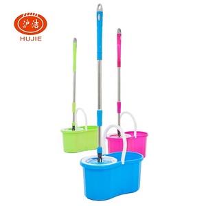 new product microfiber flat mop 360 spin magic lazy mop bucket with telescopic handle