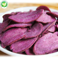 Vf Fabrikant Paarse Zoete Aardappelchips Gedroogde Snacks Voedsel Groothandel Chinese Productielijn Hard Eetbare Sd Fruitpaddenstoel