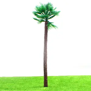 scale model yellow green palm trees / architectural scale model plastic trees S25