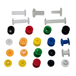 <span class=keywords><strong>Plastic</strong></span> Boek <span class=keywords><strong>Binding</strong></span> Schroeven Zwart <span class=keywords><strong>Plastic</strong></span> Mannelijke en Vrouwelijke Schroeven Chicago Schroeven - Product Image 2