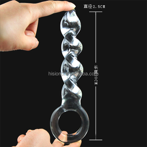 Sonda de Cristal para Estimulación con Anillo, Nuevo <span class=keywords><strong>Dildo</strong></span> de Cristal con Forma de Pene, Tapón <span class=keywords><strong>Anal</strong></span> para Masturbación - Product Image 4