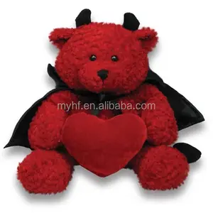 צעצועי דוב קטיפה מתנת יום האהבה red devil דה peluche