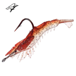 Esca Artificiale per Pesca, Gancio Morbido, Esca a Forma di Gamberetto - Product Image 1