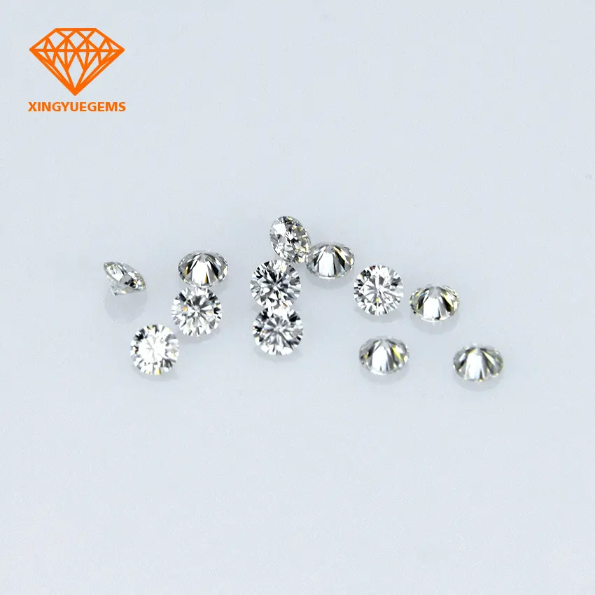 卸売DEFカラーVSクラリティ0.1ct 3mm HPHTダイヤモンドラボ作成ダイヤモンド