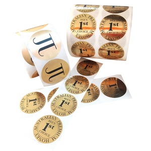 Nhà Máy Giá Mật Ong Nhãn Hiệu Riêng Jar Dán In Ấn Chai Cuộn Nhãn Cho Lọ Mật Ong - Product Image 3