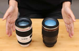 Caniam 24-105mm lente de la cámara de café taza 5th <span class=keywords><strong>con</strong></span> la cerradura y la cubierta de acero inoxidable interior taza - Product Image 5