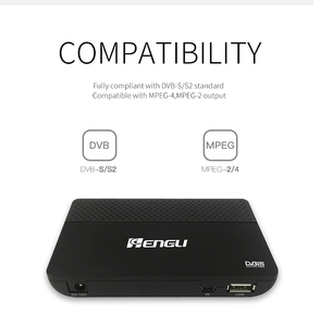 Kotak atas TV digital HD dekoder TV DVB-S2 penerima satelit FTA penerima HD dekoder DVBS2 - Product Image 6