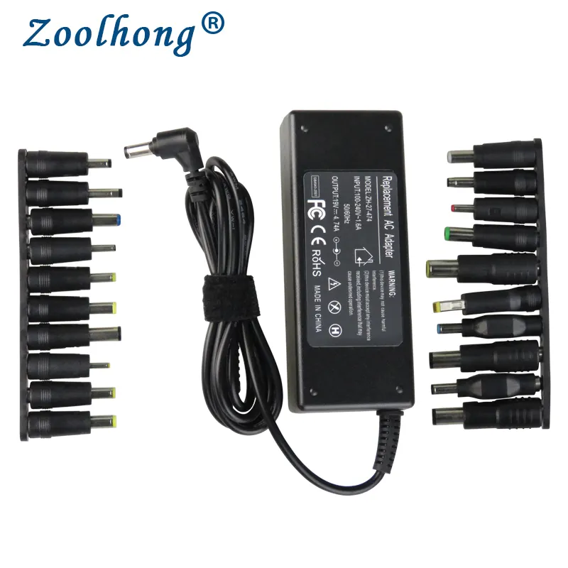 Laptop Charger Universal 19V 4.74A 90W 5.5*2.5ミリメートル20 Tips Universal Laptop Adapter For Charger Universal Laptop