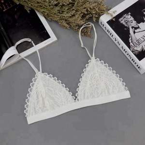 Traspirante Triangolo Fiore Del Merletto Delle Donne Sexy <span class=keywords><strong>Top</strong></span> Reggiseno Della Biancheria Intima - Product Image 1