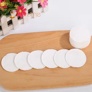 Wool Pads Makeup Remover Round Facial Cleansing Organic Unbleached Cotton 100% Cotton by Automatic Machine Acceptable 10000pcs