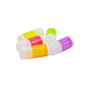 2.5g Mini Son môi Ống kẹo màu rỗng nhỏ lugency portative nhựa đầy màu sắc rõ ràng Lip Balm Ống container bơm lại - Product Image 1