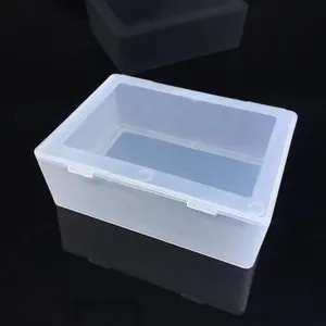 Plastic Box Bin High Quality Custom Made Fantastic Clear PP Plastic Storage Hinged Screw Bin Box