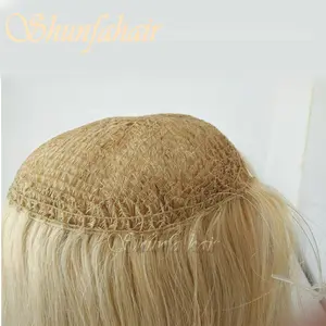 fish net mens hairpieces / hair Integration men's toupee