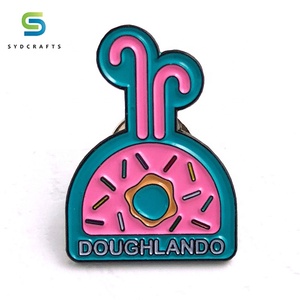 De la muestra libre de brillo de esmalte de Metal dibujos animados loco <span class=keywords><strong>Pizza</strong></span> Hut Pin - Product Image 2