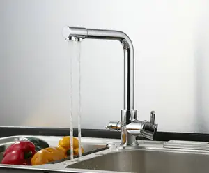 Three Way Kitchen Faucet China Factory Kitchen Faucet Hot Cold Filter Drinking Water Kitchen Faucet Taps