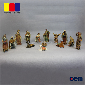 Decorativos personalizados resina católica Jesús nacimiento figuras religiosas Natividad estatuas - Product Image 1