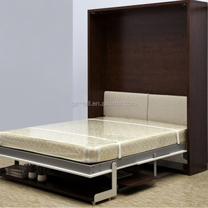 Cama de pared plegable de madera de alta calidad, cama de pared <span class=keywords><strong>con</strong></span> <span class=keywords><strong>escritorio</strong></span> - Product Image 6