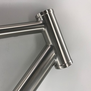 Cadre de vélo de route ovale en <span class=keywords><strong>titane</strong></span> complet, nouveau design OEM, - Product Image 2