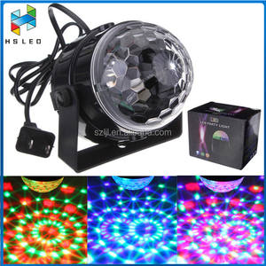 Distinctive 3 W mini LED RGB Full color mágico pequeña bola de cristal de luz - Product Image 5