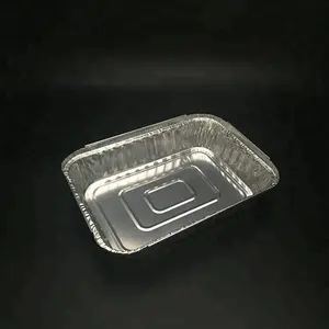 Hohe Qualität Großhandel Benutzerdefinierte Aluminiumfolie Kochen Tablett Für Lebensmittel