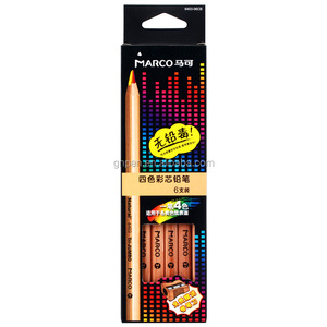 Nuovo Arrivo Marco 4 Colori in <span class=keywords><strong>1</strong></span> piombo Triangolo Graftti Matita Matita Arcobaleno - Product Image 3