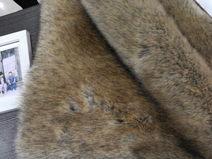 Estable China patrón de piedra púrpura <span class=keywords><strong>punta</strong></span> teñido de pelo largo Faux fur - Product Image 5