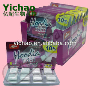 1.5g * 8 unids slimming Hoodia xylitol chewing gum without sugar high - Product Image 1