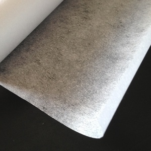 100% Polyester Chất Lượng Cao Fusible Thoáng Khí Thân Thiện Với Môi Microdot Không Dệt nhiệt-Ngoại Quan Interlining Cho May Mặc - Product Image 1