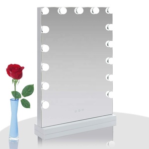 Vuông Shape Khung chất liệu lớn Led hình chữ nhật trang điểm Vanity gương ánh sáng - Product Image 2